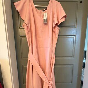 NWT- layne Bryant Pale Pink Dress Size 22